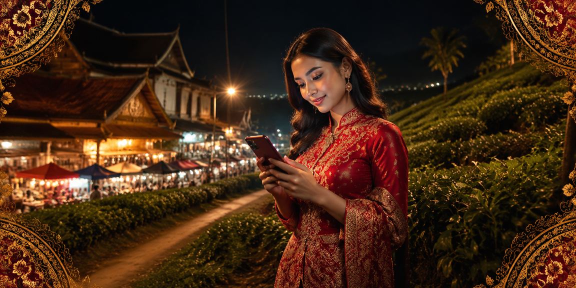 Pemain kasino mudah alih di Kota Bharu menggunakan telefon berbatik